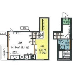 呼続駅 徒歩5分 2階の物件間取画像